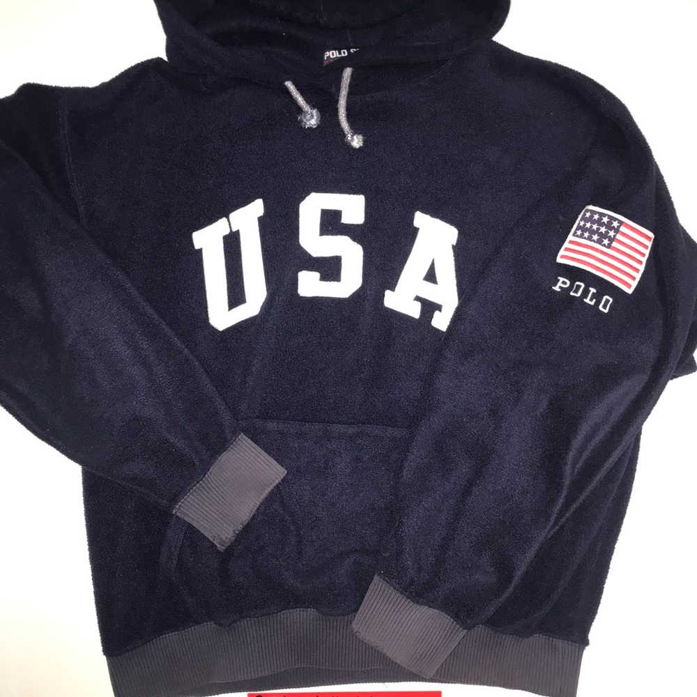 Rare 90’s Vintage Polo Sport USA Hoodie